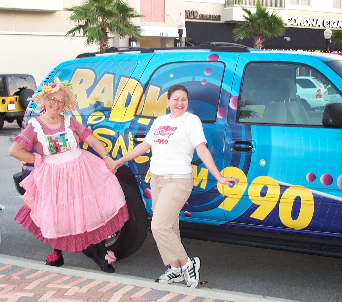 Grandma with Special K at Radio Disney Grandma with Special K at Radio Disney